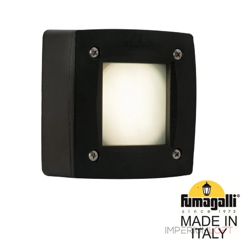 Светильник для подсветки лестниц накладной FUMAGALLI EXTRALETI 100 Square 3S1.000.000.AYG1L Светильник для подсветки лестниц накладной FUMAGALLI EXTRALETI 100 Square 3S1.000.000.AYG1L