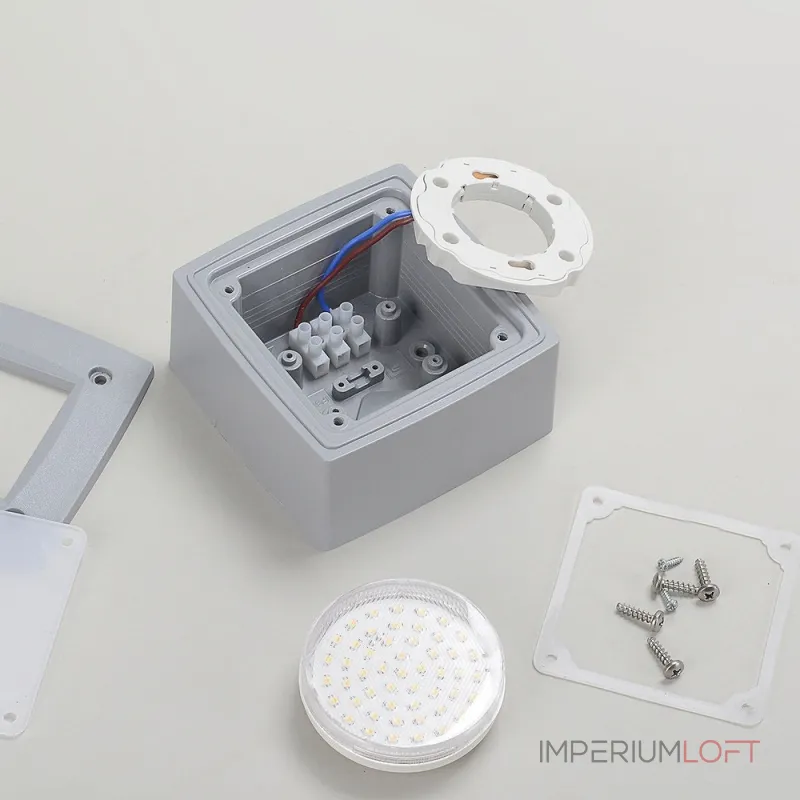 Светильник для подсветки лестниц накладной FUMAGALLI EXTRALETI 100 Square 3S1.000.000.LYG1L Светильник для подсветки лестниц накладной FUMAGALLI EXTRALETI 100 Square 3S1.000.000.LYG1L