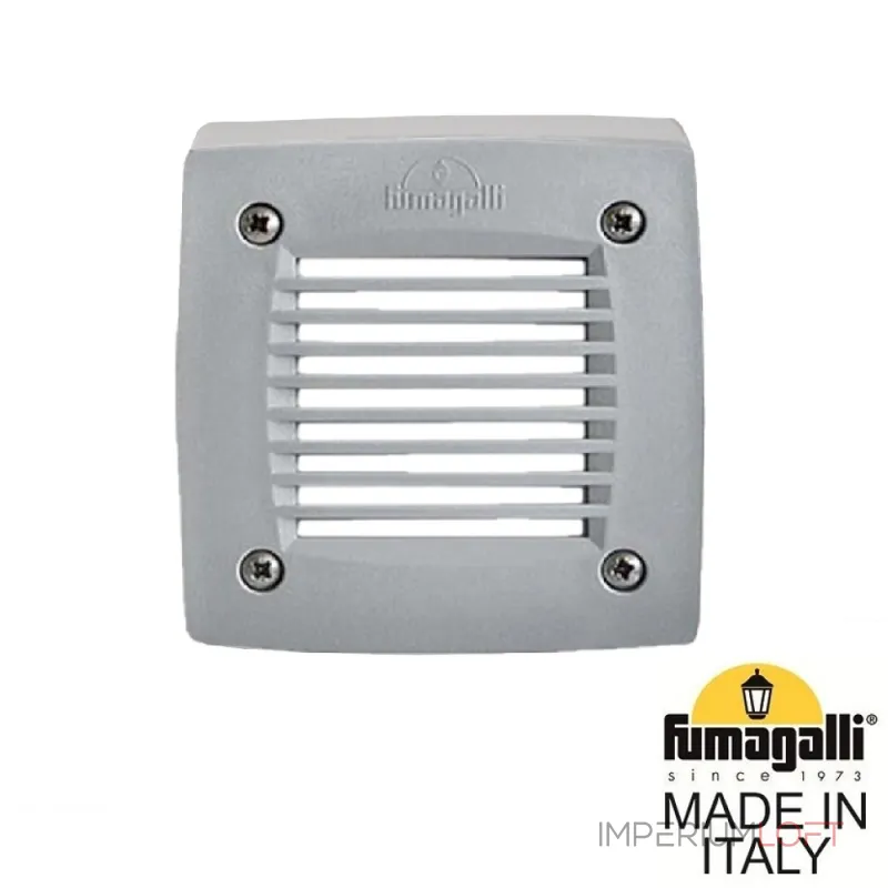 Светильник для подсветки лестниц накладной FUMAGALLI EXTRALETI 100 Square-GR 3S2.000.000.LYG1L Светильник для подсветки лестниц накладной FUMAGALLI EXTRALETI 100 Square-GR 3S2.000.000.LYG1L