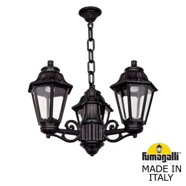 Подвесной уличный светильник FUMAGALLI SICHEM/ANNA 3L E22.120.S30.AXE27