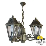 Подвесной уличный светильник FUMAGALLI SICHEM/ANNA 3L E22.120.S30.BXE27