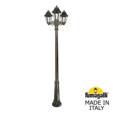 Садово-парковый фонарь FUMAGALLI RICU BISSO/ANNA 3L E22.157.S30.BXE27