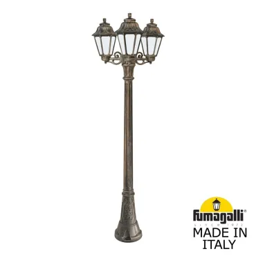 Садово-парковый фонарь FUMAGALLI ARTU BISSO/ANNA 3L E22.158.S30.BYE27 Садово-парковый фонарь FUMAGALLI ARTU BISSO/ANNA 3L E22.158.S30.BYE27