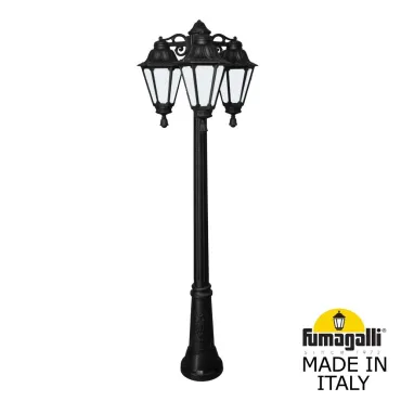 Садово-парковый фонарь FUMAGALLI GIGI BISSO/RUT 3L DN E26.156.S30.AYE27DN Садово-парковый фонарь FUMAGALLI GIGI BISSO/RUT 3L DN E26.156.S30.AYE27DN