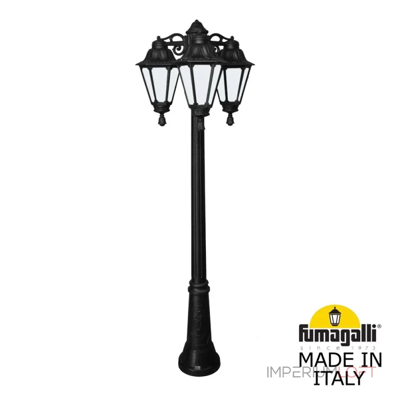 Садово-парковый фонарь FUMAGALLI GIGI BISSO/RUT 3L DN E26.156.S30.AYE27DN Садово-парковый фонарь FUMAGALLI GIGI BISSO/RUT 3L DN E26.156.S30.AYE27DN