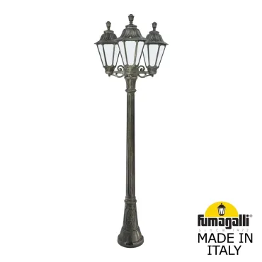 Садово-парковый фонарь FUMAGALLI ARTU BISSO/RUT 3L E26.158.S30.BYE27