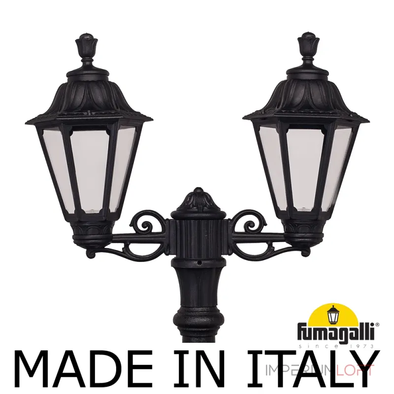 Парковый фонарь FUMAGALLI NEBO BISSO/RUT 2L E26.202.S20.AXE27 Парковый фонарь FUMAGALLI NEBO BISSO/RUT 2L E26.202.S20.AXE27