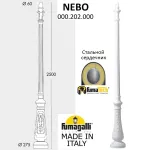 Парковый фонарь FUMAGALLI NEBO BISSO/RUT 2L DN E26.202.S20.WXE27 DN