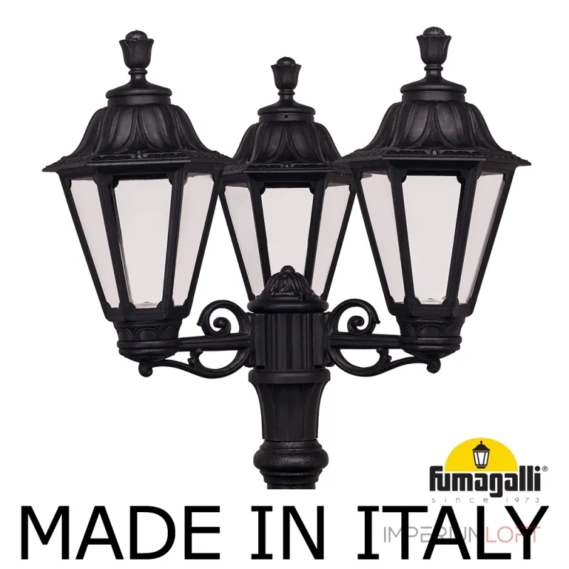 Парковый фонарь FUMAGALLI NEBO BISSO/RUT 3L E26.202.S30.AXE27
