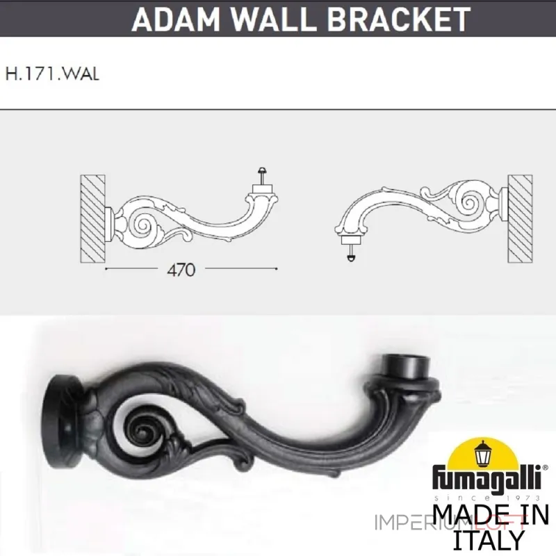 Светильник уличный настенный FUMAGALLI ADAM/NOEMI E35.171.000.WXH27 Светильник уличный настенный FUMAGALLI ADAM/NOEMI E35.171.000.WXH27