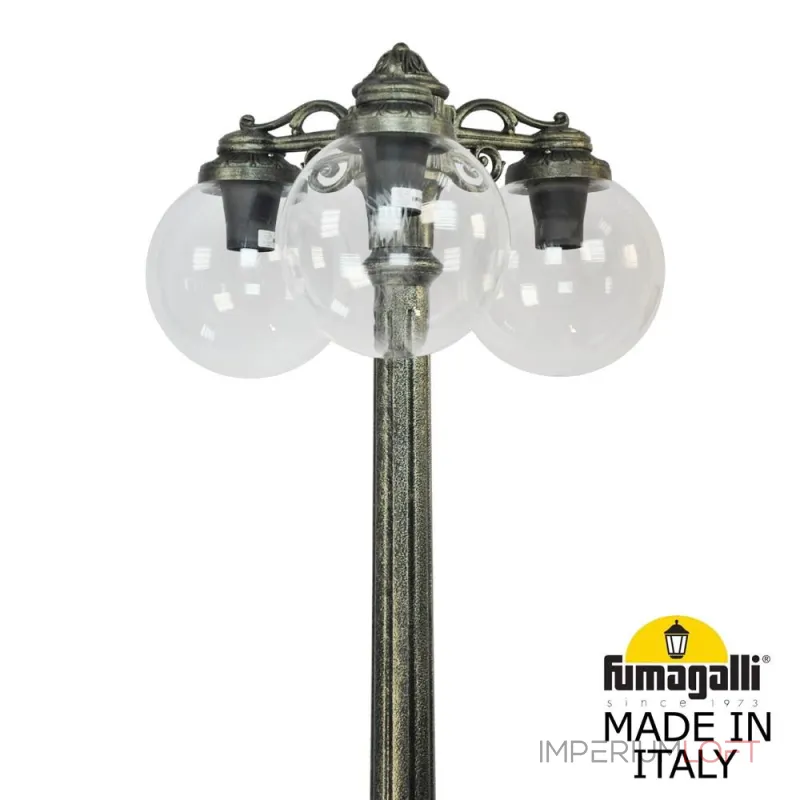 Садово-парковый фонарь FUMAGALLI GIGI BISSO/G250 3L DN. G25.156.S30.BXE27DN Садово-парковый фонарь FUMAGALLI GIGI BISSO/G250 3L DN. G25.156.S30.BXE27DN