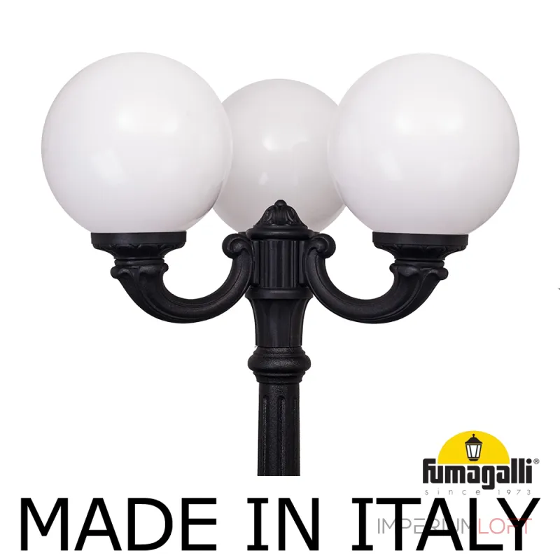 Парковый фонарь FUMAGALLI TABOR OFIR/GLOBE 300 2L G30.205.R30.AYE27