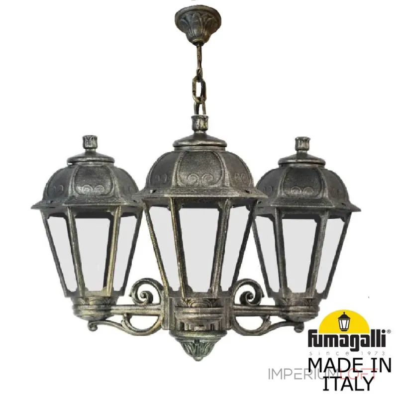 Подвесной уличный светильник FUMAGALLI SICHEM/SABA 3L K22.120.S30.BXE27 Подвесной уличный светильник FUMAGALLI SICHEM/SABA 3L K22.120.S30.BXE27