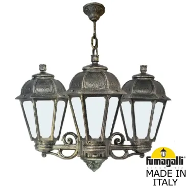 Подвесной уличный светильник FUMAGALLI SICHEM/SABA 3L K22.120.S30.BYE27 Подвесной уличный светильник FUMAGALLI SICHEM/SABA 3L K22.120.S30.BYE27