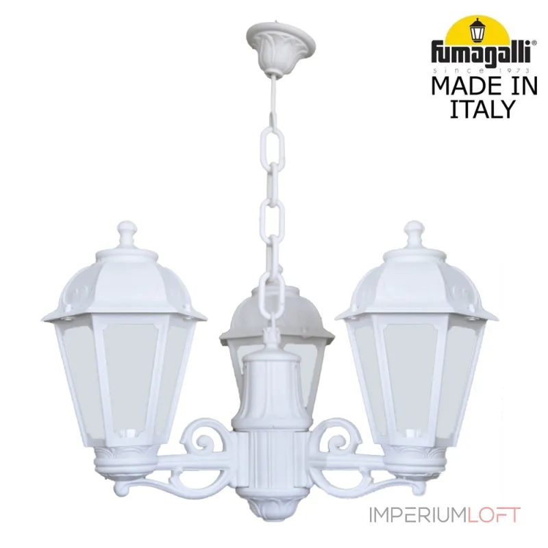 Подвесной уличный светильник FUMAGALLI SICHEM/SABA 3L K22.120.S30.WYE27