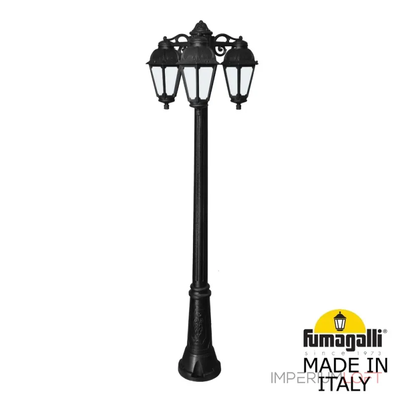 Садово-парковый фонарь FUMAGALLI GIGI BISSO/SABA 3L DN K22.156.S30.AYE27DN Садово-парковый фонарь FUMAGALLI GIGI BISSO/SABA 3L DN K22.156.S30.AYE27DN