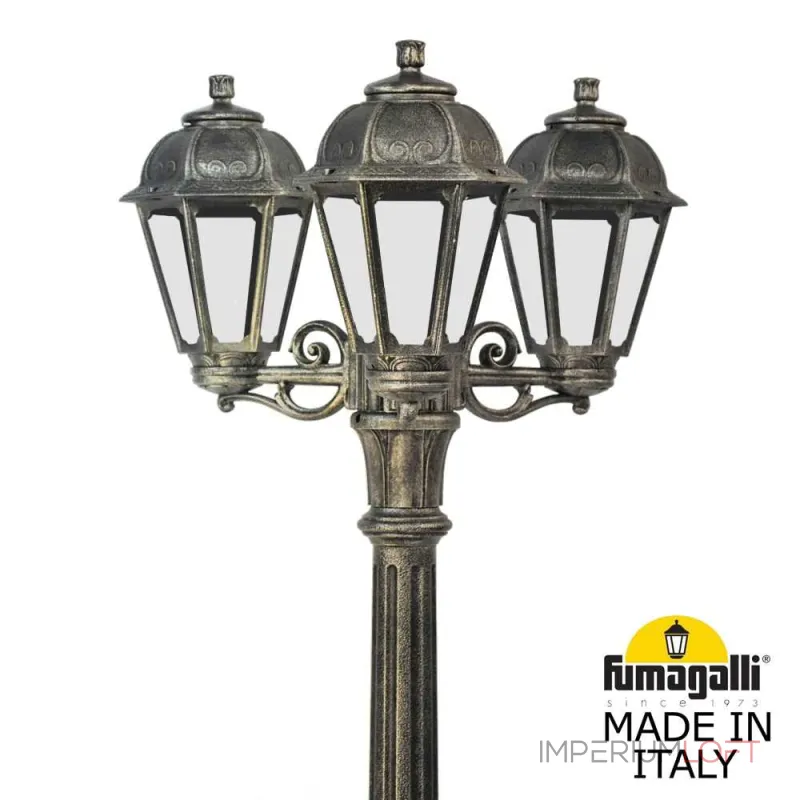 Садово-парковый фонарь FUMAGALLI GIGI BISSO/SABA 3L K22.156.S30.BXE27 Садово-парковый фонарь FUMAGALLI GIGI BISSO/SABA 3L K22.156.S30.BXE27