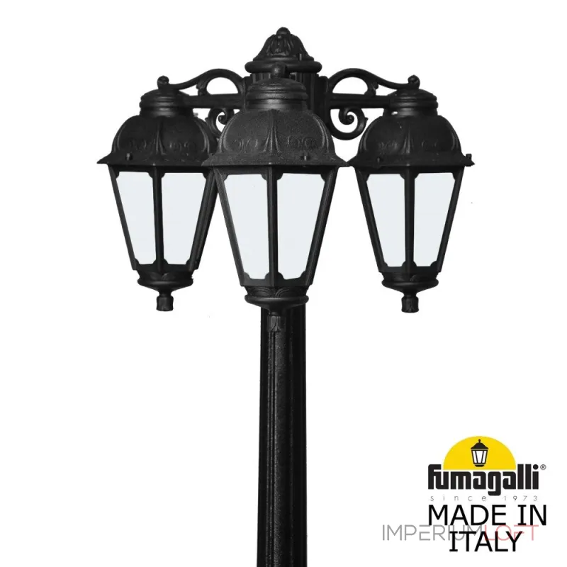 Садово-парковый фонарь FUMAGALLI RICU BISSO/SABA 3L DN K22.157.S30.AYE27DN