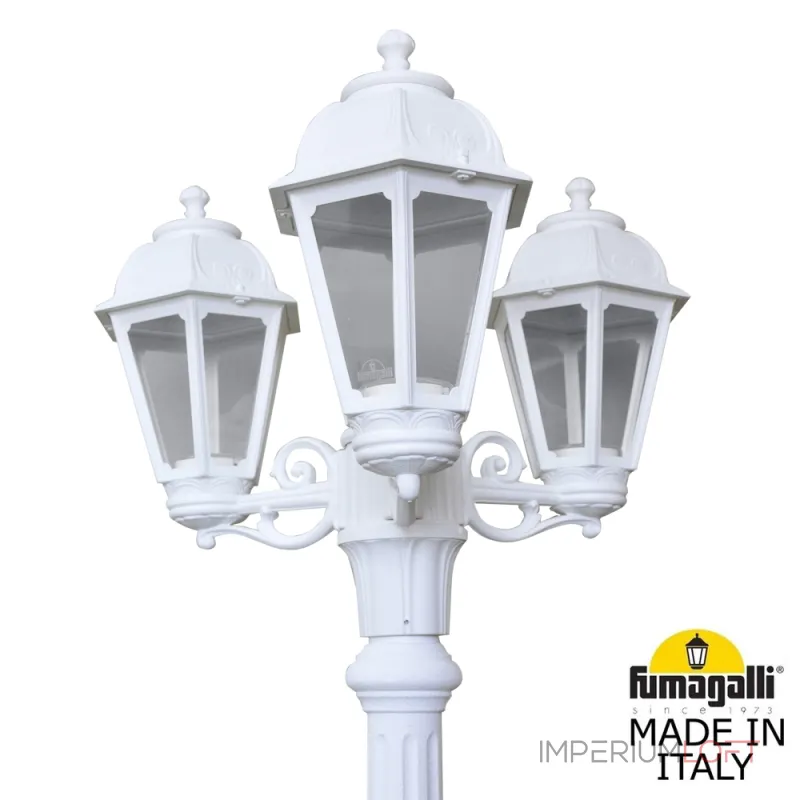 Садово-парковый фонарь FUMAGALLI RICU BISSO/SABA 3L K22.157.S30.WXE27 Садово-парковый фонарь FUMAGALLI RICU BISSO/SABA 3L K22.157.S30.WXE27