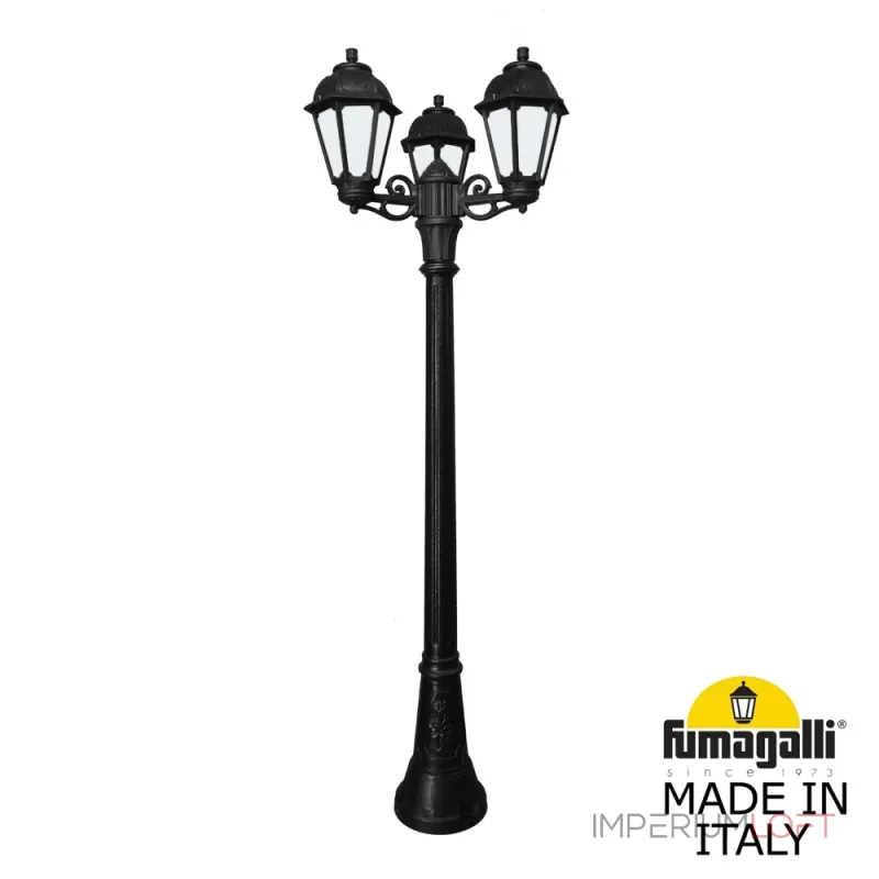 Садово-парковый фонарь FUMAGALLI ARTU BISSO/SABA 3L K22.158.S30.AYE27 Садово-парковый фонарь FUMAGALLI ARTU BISSO/SABA 3L K22.158.S30.AYE27