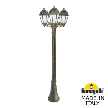 Садово-парковый фонарь FUMAGALLI ARTU BISSO/SABA 3L K22.158.S30.BYE27