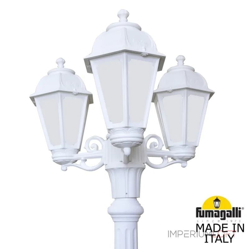 Садово-парковый фонарь FUMAGALLI ARTU BISSO/SABA 3L K22.158.S30.WYE27
