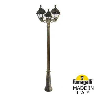 Садово-парковый фонарь FUMAGALLI RICU BISSO/CEFA 3L U23.157.S30.BXE27 Садово-парковый фонарь FUMAGALLI RICU BISSO/CEFA 3L U23.157.S30.BXE27
