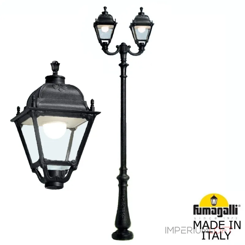 Парковый фонарь FUMAGALLI NEBO OFIR/SIMON 2L U33.202.R20.AXH27 Парковый фонарь FUMAGALLI NEBO OFIR/SIMON 2L U33.202.R20.AXH27