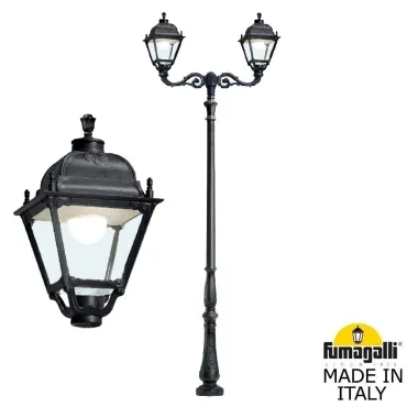 Парковый фонарь FUMAGALLI TABOR ADAM/SIMON 2L U33.205.M20.AXH27 Парковый фонарь FUMAGALLI TABOR ADAM/SIMON 2L U33.205.M20.AXH27
