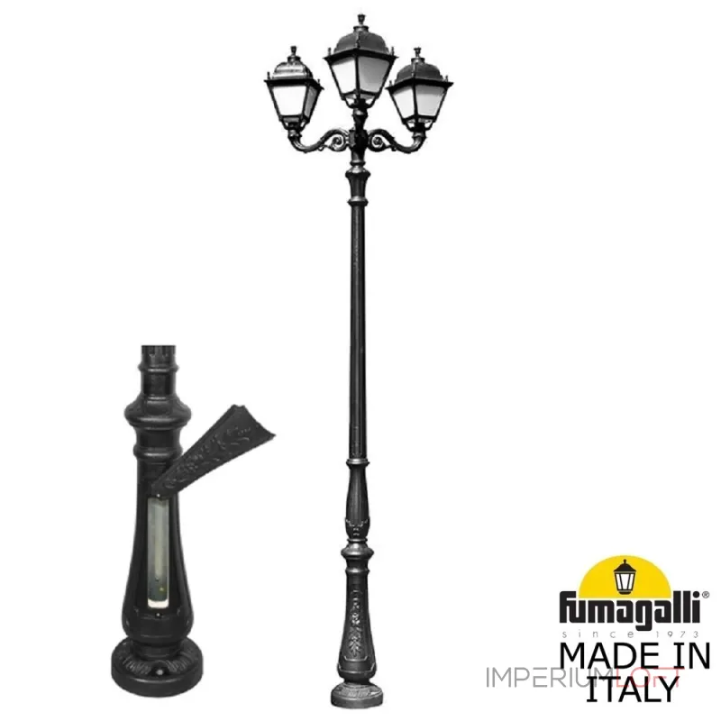 Парковый фонарь FUMAGALLI TABOR ADAM/SIMON 2L U33.205.M30.AYH27 Парковый фонарь FUMAGALLI TABOR ADAM/SIMON 2L U33.205.M30.AYH27