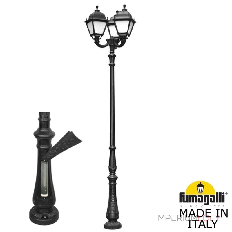 Парковый фонарь FUMAGALLI TABOR OFIR/SIMON 3L U33.205.R30.AYH27 Парковый фонарь FUMAGALLI TABOR OFIR/SIMON 3L U33.205.R30.AYH27