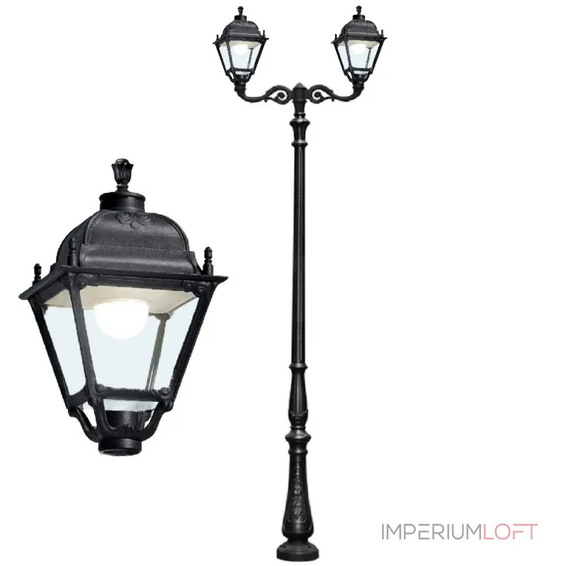 Парковый фонарь FUMAGALLI HOREB ADAM/SIMON 2L U33.208.M20.AXH27 Парковый фонарь FUMAGALLI HOREB ADAM/SIMON 2L U33.208.M20.AXH27