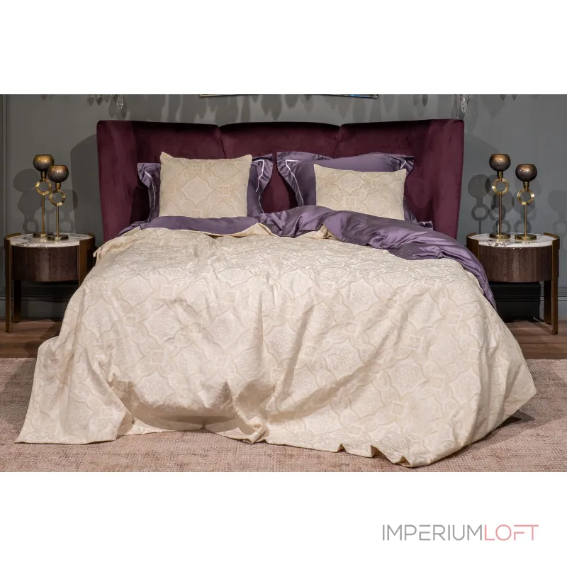 Покрывало 'Тиара' 180х230см бежевое от ImperiumLoft Покрывало 'Тиара' 180х230см бежевое от ImperiumLoft