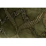 70SW-20402 Подушка с бисером Арабески зеленая 30*50см от ImperiumLoft