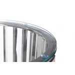 13RXET8077-SILVER Стол журнальный стекло прозр/серебро d46*55см от ImperiumLoft