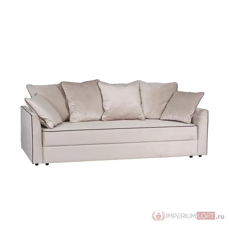 Диван Mores(K)кант трехмест.раскл. велюр беж. Bel09 226*103*94 от ImperiumLoft