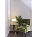 Столик журнальный золотой с темным стеклом от ImperiumLoft