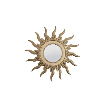 Зеркало декоративное 'Солнце' золотое от ImperiumLoft