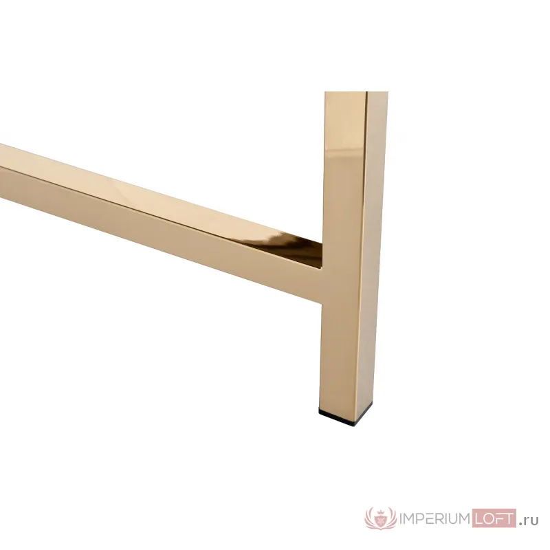 46AS-D4084-TP Стол письменный светлый шпон/золото 130*50*78см от ImperiumLoft