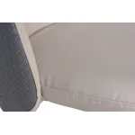 30C-DX-2100 Стул экокожа бежевая/серая 63*51*84см, белые ножки