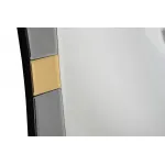 KFG123 Зеркало прямоугольное с золотыми вставками 79*102*2см