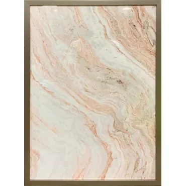 89VOR-MARBLE1 Постер Розовый мрамор-1 50*70см, багет