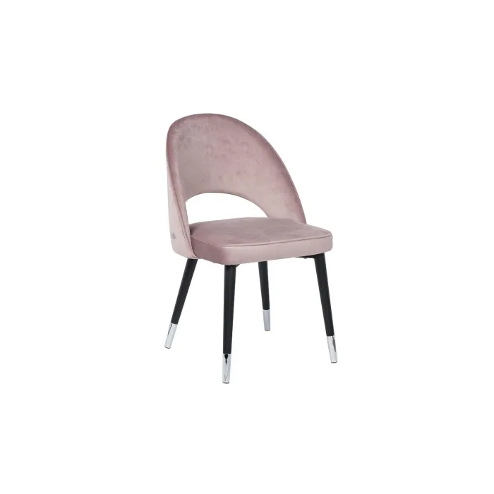 Стул велюровый пепельно-розовый 30C-1228F LPI от ImperiumLoft