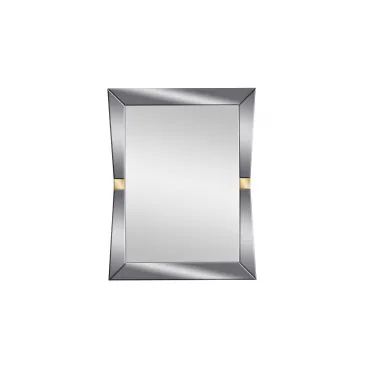 KFG123 Зеркало прямоугольное с золотыми вставками 79*102*2см