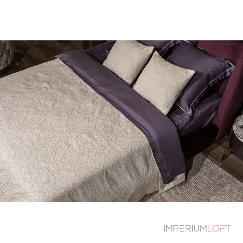 Покрывало 'Тиара' 240х260см бежевое от ImperiumLoft Покрывало 'Тиара' 240х260см бежевое от ImperiumLoft