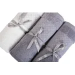 Полотенце махровое 70*140 Венера серое от ImperiumLoft