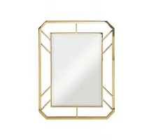 Зеркало в металлической раме (золото) KFG081