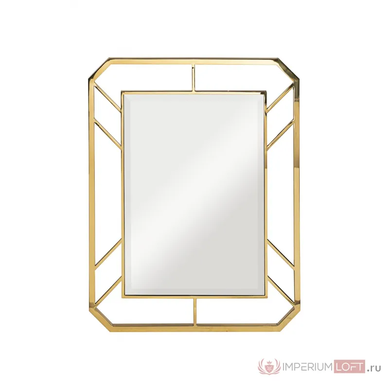 Зеркало в металлической раме (золото) KFG081 от ImperiumLoft