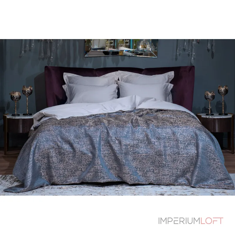 Покрывало BARI 260х260см голубое от ImperiumLoft Покрывало BARI 260х260см голубое от ImperiumLoft