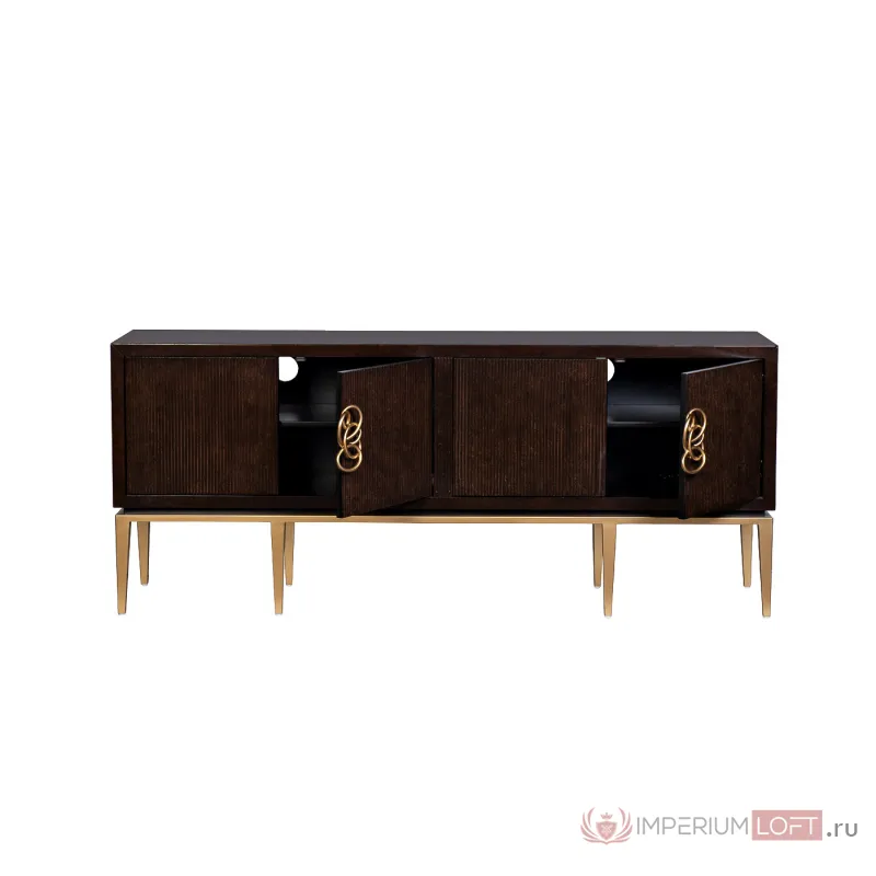 ART-2706-S2 Комод-тумба темно-вишневая 183*41*76см от ImperiumLoft